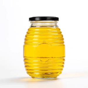Vasetti di vetro trasparenti per miele e marmellata con coperchio in metallo, da 100g, 250g, 500g, 1000g - Ingrosso - Product Image 1