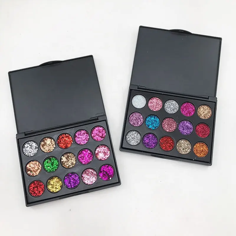 Private Label Cosmetica Make-Up Hot Sale Kleuren Oogschaduw Palet Geen Merk Geïmporteerd Groothandel Make-Up Bling