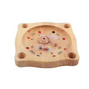 Juego de Mesa Clásico de Madera, <span class=keywords><strong>Ruleta</strong></span> Tirolina con Trompo - Product Image 2