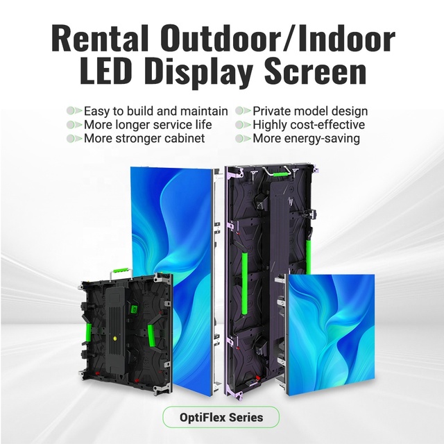 RAYBO P3.91 Indoor LED Display Screen Waterproof LED Wall HD 7680Hz Portable LED Video Wall Stage Backdrop for Church Events
