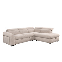 Canapé-lit pliant rectangulaire trois places, design européen, avec rangement, en tissu, confortable, durable et écologique – Le choix des grossistes leader