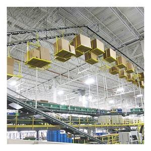 Yeni hızlı asmak ekran iletmek makine sistemi hattı çanak sebze muz meyve paketi karton çatı tavan havai zincirli konveyör - Product Image 1