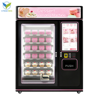 VFresh Distributeur automatique de gâteaux réfrigérés Distributeur de cupcakes alimentaires à vendre Distributeur automatique de gâteaux avec ascenseur