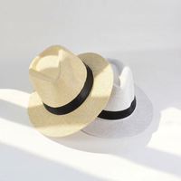 Sombrero Panamá Clásico Ajustable - Hecho a Mano en Ecuador, Sombreros de Sol para Mujer y Hombre, Sombrero de Paja para Hombre, Protección UV, Modelo J0157