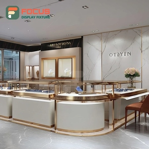 Sistema de Exhibición de Joyería de Lujo Exclusivo, Superficie Pulida, Mostrador de Exhibición para Espacios de Boutique - Product Image 6