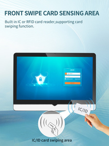 Индустриальный полностью в одном ПК сенсорный экран 21,5 Дюймов RFID/NFC кард-ридер камера распознавания лица Аксессуары для промышленных мониторов - Product Image 3