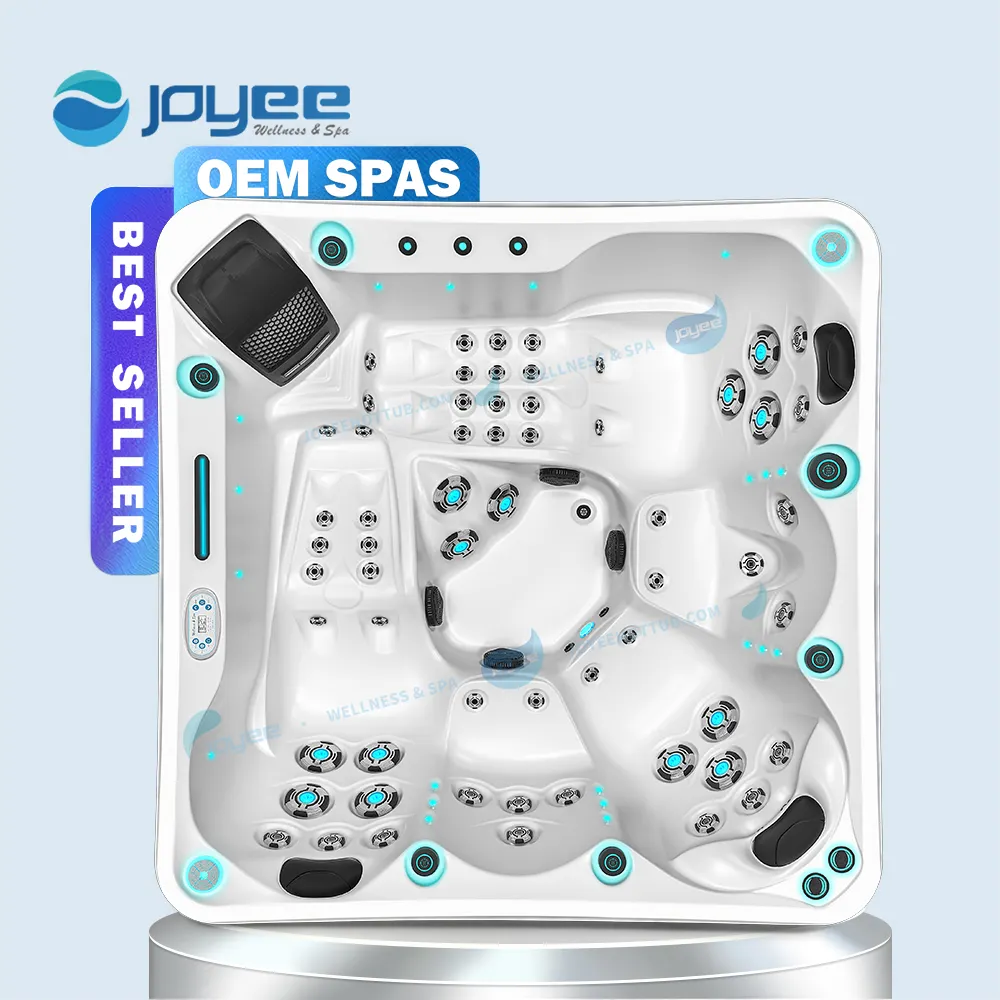 JOYEE 5 Persona EE. UU. Balboa Bañera de hidromasaje Masaje Spa al aire libre Jacuzzier Precio barato 2 tumbonas masaje jacuzzier spa al aire libre bañera de hidromasaje