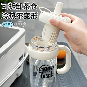 Ice King Cup Large Capacity Dual Drink With Handle And Straw 360 Degree Seal No Leak For Travel Home Office Use - Product Image 2