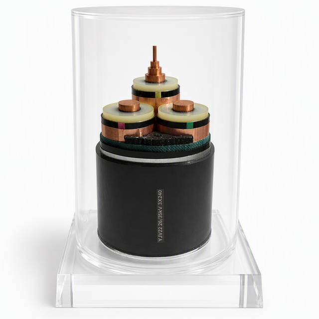 High-voltage Armored Power Cable YJV 26/35KV 3*50mm² Customizable