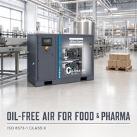 Compresseur d'air à spirale sans huile Atlas Copco SF8 Plus ISO 8573-1 Classe 0 380V Vente en gros d'usine OEM Alimentation Boissons Pharmacie