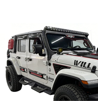 Supports de montage pour phares LED tactiques tout-terrain, pour Jeep Wrangler JL Gladiator JT