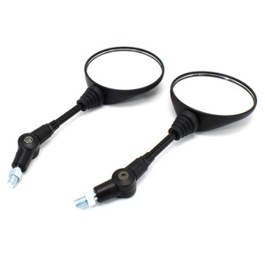 Modification de moto Rétroviseur universel Rétroviseur pliant circulaire Rétroviseurs de recul - Product Image 1