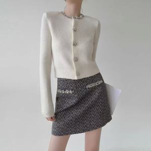 <span class=keywords><strong>เสื้อ</strong></span>โค้ทคาร์ดิแกนผ้าวู<span class=keywords><strong>ล</strong></span>ถักเปิดไหล่สำหรับผู้หญิงเสื้อโค้ทคาร์ดิแกนขนสัตว์ถักไห<span class=keywords><strong>ล</strong></span>่สำหรับผู้หญิงงานแฮนด์เมดสไต<span class=keywords><strong>ล</strong></span>์ฝรั่งเศส - Product Image 6