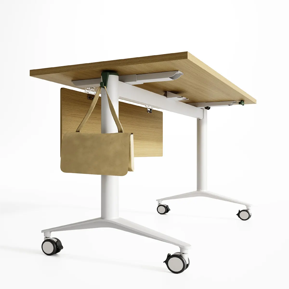 Meja ruang konferensi lipat kayu Modular, Set kursi ruang latihan rapat furnitur kantor besar