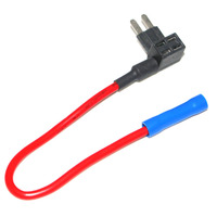 Boîtier de fusibles et porte-fusibles automobiles en plastique 16AWG standard Mini Micro2 à profil bas pour ajouter un circuit
