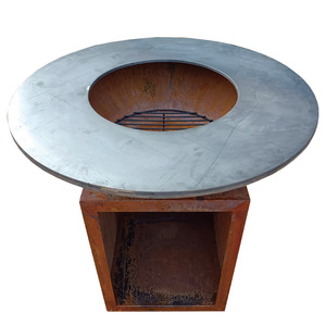 Grand barbecue de jardin extérieur avec dessus de table Barbecues jardin extérieur camping feu de joie - Product Image 4