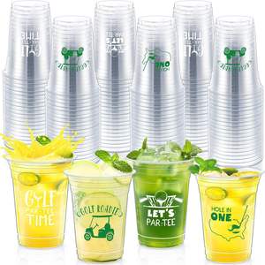 Gobelets en plastique jetables OEM/ODM bon marché pour boissons froides, en PET/PLA, 8oz, 9oz, 16oz, 24oz, 32oz, avec impression de logo, vente en gros directe usine - Product Image 1