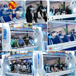 Simulateur de réalité virtuelle 9D VR Machines de parc d'attractions Aires de jeux intérieures Jeux vidéo VR Motion Swing Machines d'arcade VR Gaming - Product Image 2