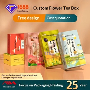 Custom Drawer Food <b>Boxes</b>: <b>White</b> Cardstock Tea, Coffee & Cosmetic <b>Gift</b> Packaging - Product Image 4