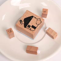 Tampon en caoutchouc en bois personnalisé – Conception sur mesure pour loisirs créatifs, scrapbooking, emballage de petites entreprises, branding, cadeau esthétique