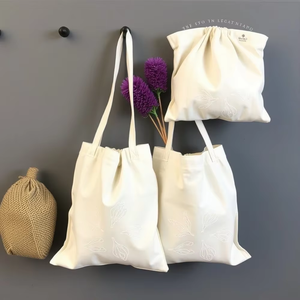 Bolsa de Tela de Algodón Reutilizable con Logotipo Personalizado y Asa Larga, Diseñada para Compras, Útiles Escolares y Uso Diario, desde India - Product Image 6