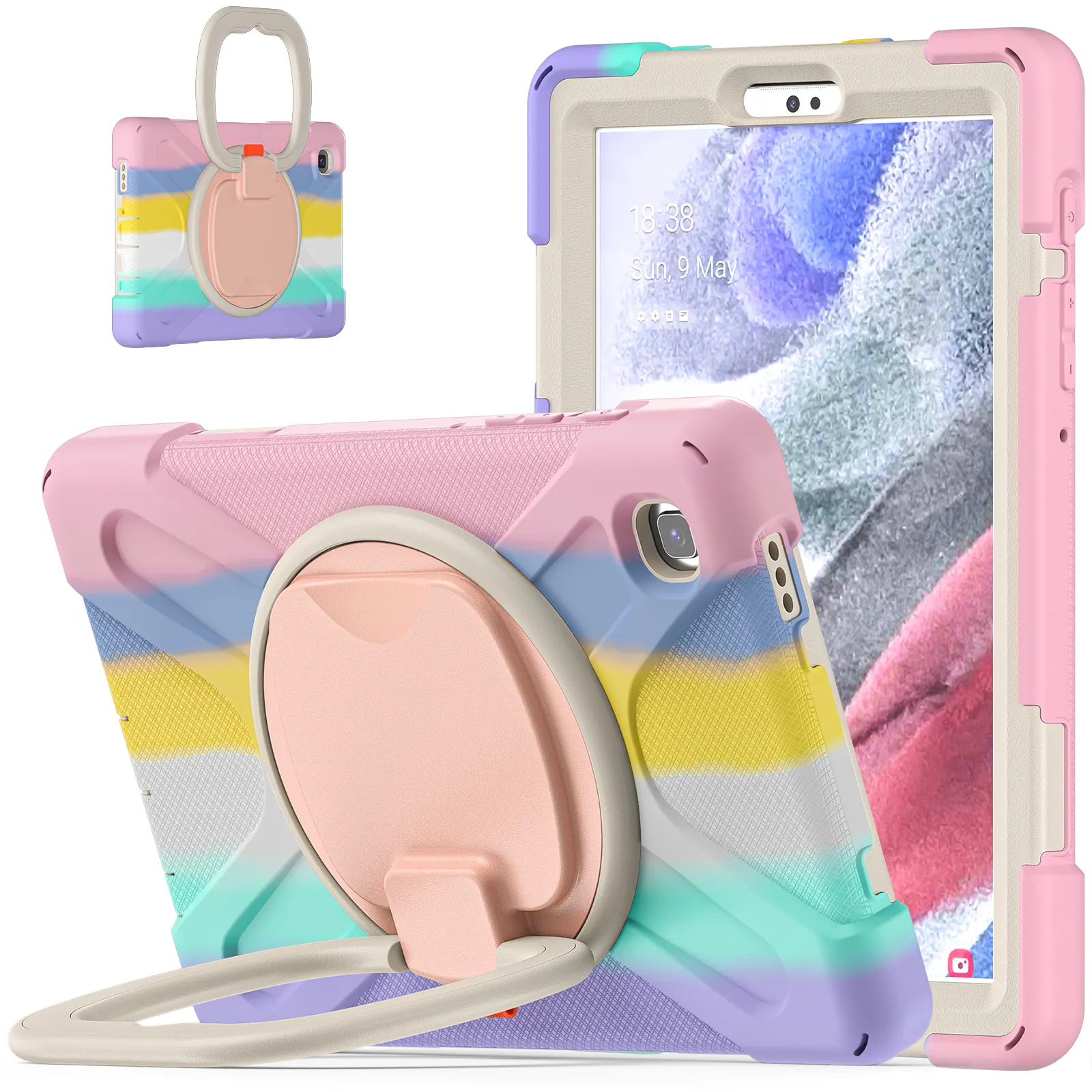 Cover posteriore protettiva in Silicone custodia robusta per Samsung Galaxy Tab A7 lite 8.7 T220