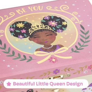 Caja <span class=keywords><strong>de</strong></span> Música y Joyero Jakos para Niñas, 2 Cajones, Diseño Lindo <span class=keywords><strong>de</strong></span> Pequeña Reina Bailarina, <span class=keywords><strong>Lago</strong></span> <span class=keywords><strong>de</strong></span> <span class=keywords><strong>los</strong></span> <span class=keywords><strong>Cisnes</strong></span>, Rosa, 6.75x5.25x6 Pulgadas - Product Image 4