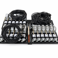 Manette de commande hydraulique à 5 canaux, télécommande sans fil, contrôleur proportionnel pour grue de camion
