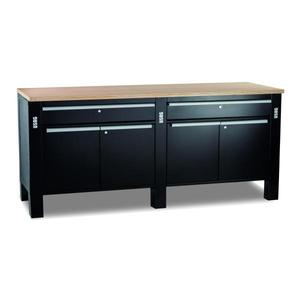 USAG - U05060246 Poste de travail avec plateau en bois-EAN 8010239925472 BANCS DE TRAVAIL ET TABLES - Product Image 1