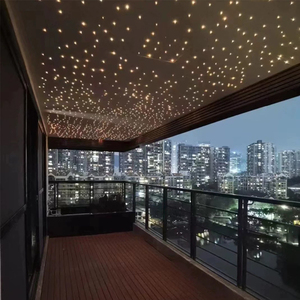 New Arrival Starry Roof Starlight sợi quang Polyester Acoustic Bảng điều chỉnh Led IP65 âm thanh hấp thụ nội thất vật liệu trang trí - Product Image 1