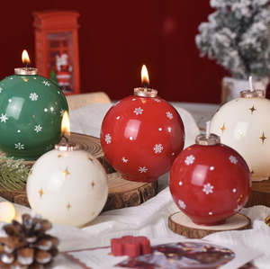 Velas Esféricas Aromáticas de Navidad Hechas a Mano al por Mayor para Aromaterapia, Faroles Decorativos DIY para Crear Ambiente - Product Image 2