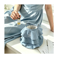 Sac seau à volants personnalisé en gros TEDDY ISLAND pour femme, sac à cordon, sac à bandoulière pour les sorties quotidiennes et les rendez-vous