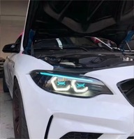 Phare HETOP F22 2016-2018 RGB Style OSS Série 2 Module RGB Amélioré DRL Style Ikon Phare LED Lentille Laser pour BMW