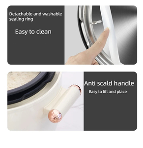 Electric 4L Luxury Multi-functional Aluminum Pressure Cooker Electric Hot Pot - Product Image 5