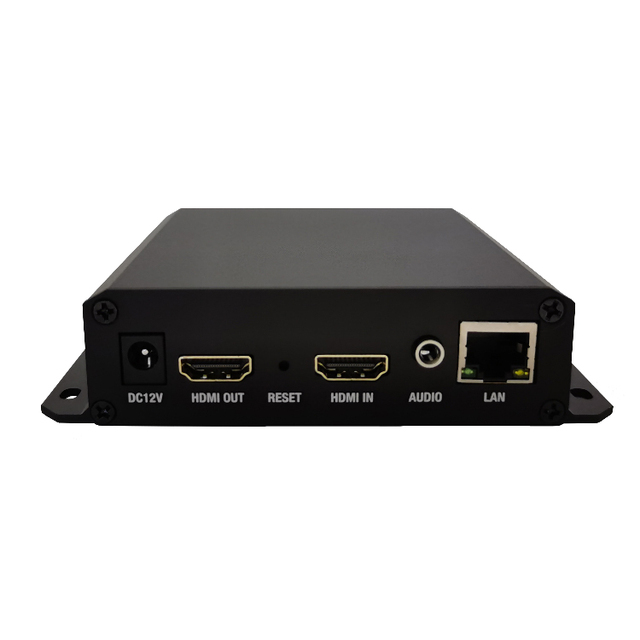H.265 H.264 MJPEG HD Video Audio Encoder for Input Metal Construction Supporting SRT/HTTP/RTSP/RTMP/UDP/HLS Multicast IP