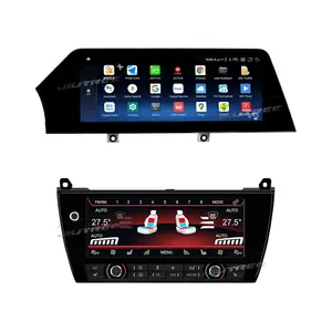Pemutar Multimedia mobil BMW, panel AC Android 12 untuk BMW 5 Series GT F10 F07 2011 2012-2017 GPS navigasi mobil DVD Stereo Radio Head Unit