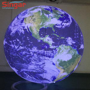 Publicité <span class=keywords><strong>gonflable</strong></span> de <span class=keywords><strong>globe</strong></span> de terre avec lumière led pour le jour de la terre - Product Image 3