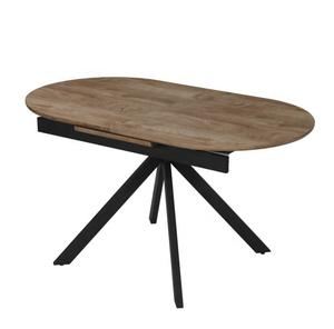 Mesa de comedor extensible de MDF, forma ovalada, estilo europeo, para <span class=keywords><strong>casa</strong></span>, hotel y apartamento - Product Image 1