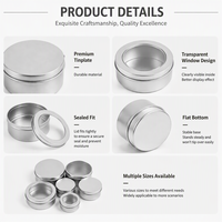 Boîte en étain ronde personnalisée pour desserts, en métal de qualité alimentaire, pour dattes, baklava, biscuits, gâteaux, emballage cadeau décoratif