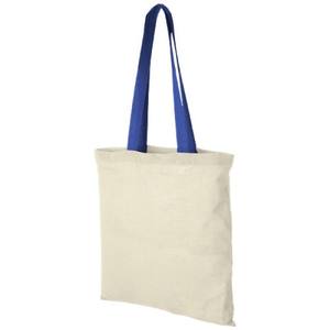 Bolsa de Compras de Lona Personalizable, Azul Real Natural, Mediana, 30-50 cm, Asa para Hombro, Uso Diario - Product Image 1