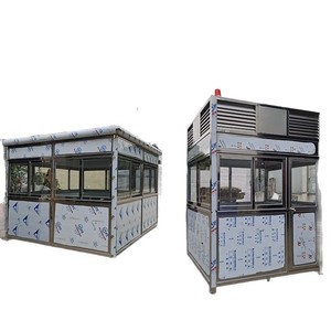 Cabine de sécurité en acier inoxydable, design industriel, étanche, porte manuelle, usage commercial, garantie de 2 ans, installation sur site - Product Image 1
