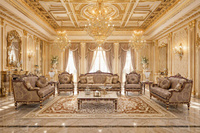 Muebles Personalizados para Toda la Casa, Estilo Francés de Lujo para Villa, Solución Completa de Interior con Vestidor