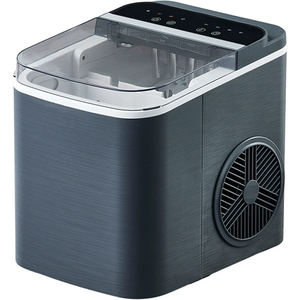 Máquina de hielo portátil para encimera, 26 libras, 24 horas, 9 cubos, 6 minutos, autolimpiante, compacta, pepita, cesta negra para el hogar - Product Image 4