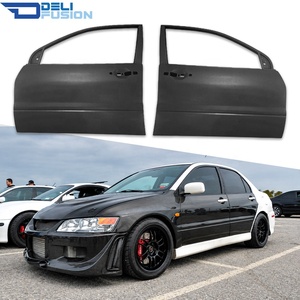 Panel de Carrocería de Fibra de Carbono de Doble Cara para Puerta Delantera de Mitsubishi Lancer Evolution EVO 8 CT9A 2003-2006 - Product Image 1
