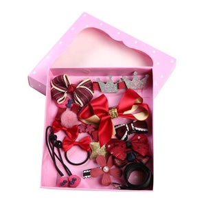 Корейский Новый стиль 18 шт./компл. детские заколки для волос милые детские аксессуары для волос с бантом оптовая продажа - Product Image 4