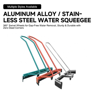 Poussoir en alliage d'aluminium pour extracteur d'eau de terrain de sport avec poignée, essuie-glace de <span class=keywords><strong>nettoyage</strong></span>, poussoir d'eau pour extérieur - Product Image 2