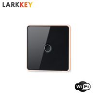 Interrupteur tactile intelligent WiFi Tuya Larkkey 1 voie, norme UK/EU, 10A 240V