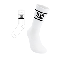 Chaussettes de sport et habillées pour hommes, personnalisées avec logo OEM, pour jeunes et enfants, tricotées, échantillon rapide, standard, pour la course à pied et la ville