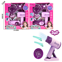 Ensemble de coiffure pour enfants (ensemble de 4 pièces avec fer à lisser et miroir de maquillage)