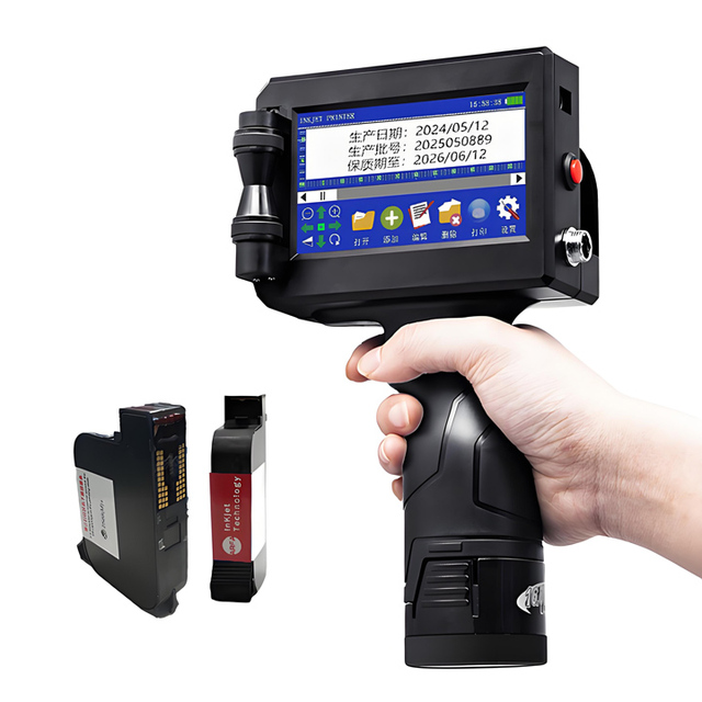 Factory Direct Best Portable Handheld Inkjet Printer Gun Card Printer for Expire Date Batch Coding Quality Label Sticker Sales
